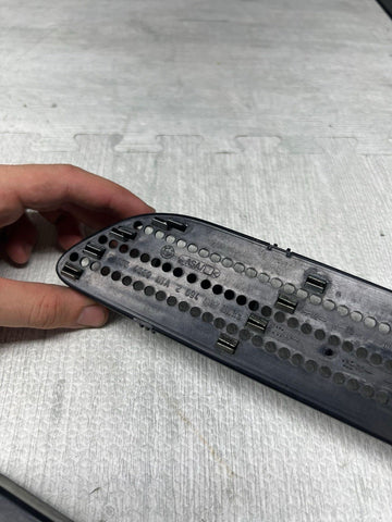 01-06 BMW E46 M3 Left Right Fender Vent Grilles Grills Trims Chrome Genuine OEM