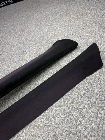 BMW E36 M3 328 Sedan A Pillars Interior Trims Cover Black Pair Set *Fading