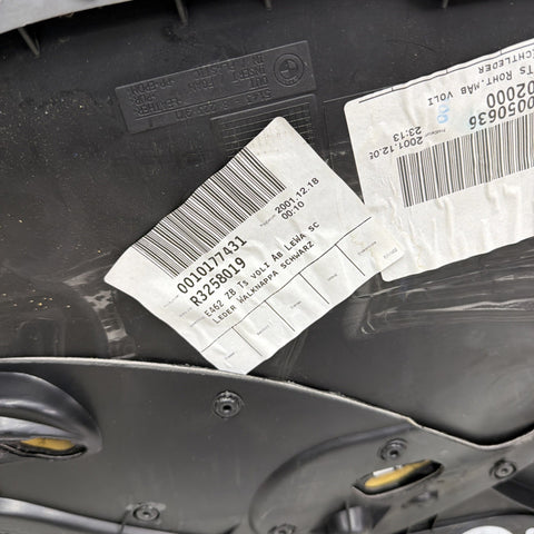 01-06 BMW E46 M3 DRIVER LEFT SIDE DOOR PANEL CARD BLACK OEM