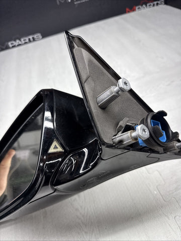 16-19 BMW F06 F12 F13 M6 LEFT DRIVER BLIND SPOT CAMERA DOOR MIRROR BLACK