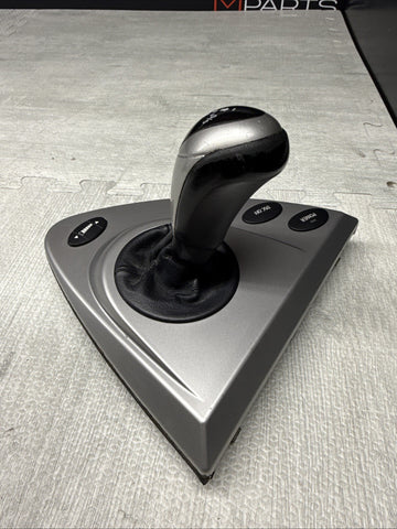 06-10 BMW E63 E64 M6 SMG Shift Knob Shifter Selector + Trim Cover w/ Buttons OEM