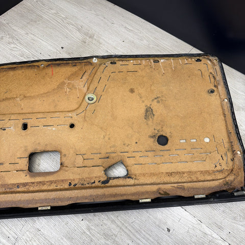 OEM BMW E30 318is Front Left Driver Black Door Card 51418129298