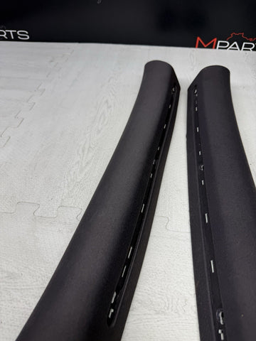 2001-2006 BMW E46 M3 Coupe Front A Pillars Trims Cover Black OEM