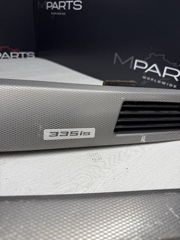 09-13 OEM BMW E92 E93 335is Dash Glacier Silver Aluminum Interior Trim Set