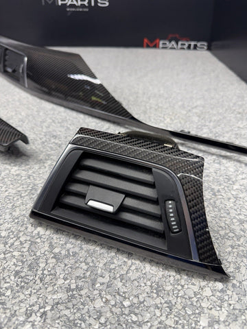 15-20 BMW F80 F82 M3 M4 Carbon Fiber Interior Dash Dashboard Trim Set OEM