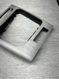 01-06 BMW E46 M3 Convertible Interior Center Shift Shifter Trim Brushed Aluminum