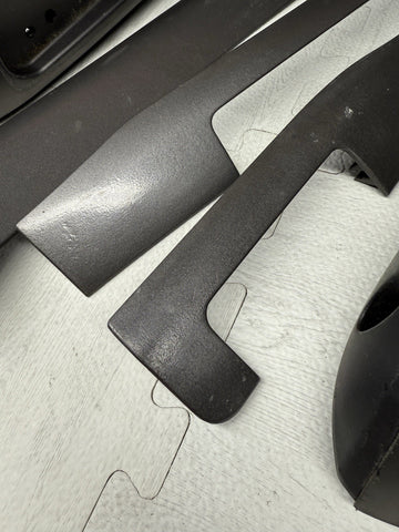 01-06 BMW E46 M3 Convertible Interior Armrests Trim Set Titan Shadow Grey