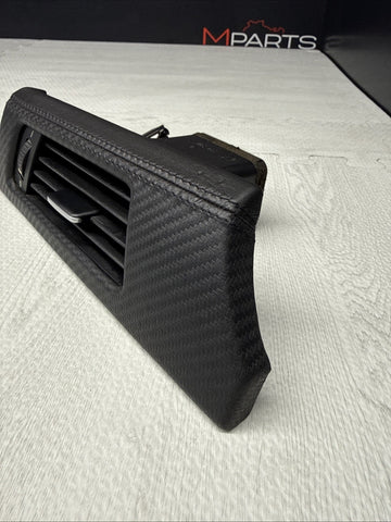 08-13 BMW E90 E92 E93 M3 Factory Dash Interior Trim OEM Carbon Leather Left Vent