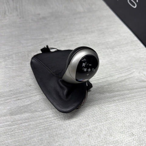 08-13 OEM BMW E90 E92 E93 M3 Shifter Knob Boot Plate Dual Clutch Transmission