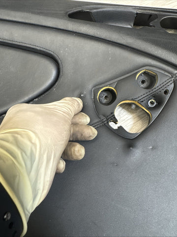 01-06 BMW E46 M3 DRIVER LEFT SIDE DOOR PANEL CARD BLACK OEM *Notes*