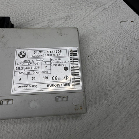 8-13 BMW E82 E88 128 135 E90 Passive Go Keyless Entry Control Module OEM 9134708