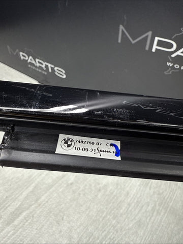WINDOW BAY TRIM FRONT DOOR RIGHT SIDE SHAFT COVER OEM BMW G82 M4 7482750
