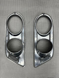 01-06 BMW E46 M3 FRONT FOG LIGHT COVERS SURROUND TRIMS TAIWAN