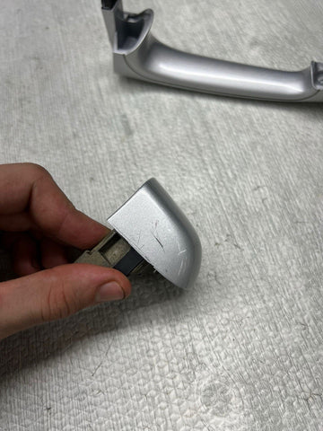 01-06 BMW E46 M3 OEM Right Passenger Outer Exterior Door Handle Titanium Silver