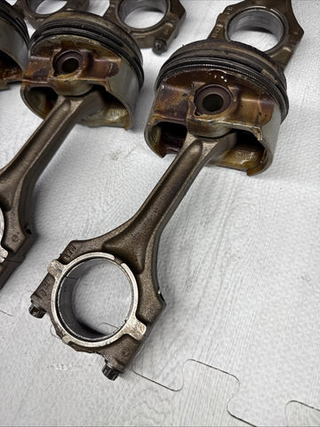 BMW OEM E36 M3 S52 PISTONS CONNECTING RODS SET 11251405702 11241247175