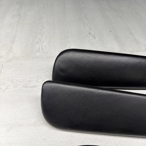 01-06 BMW OEM E46 M3 Coupe Trim Armrest Pads Set Black 8238622 *Notes*