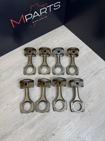 08-13 BMW E90 E92 E93 M3 V8 S65 Engine Pistons & Connecting Rods OEM Set