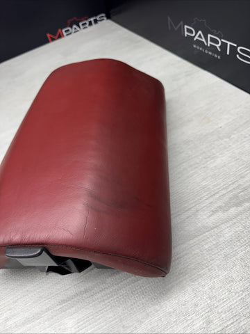 BMW E46 M3 01-06 Rear Seat Back Cushion Imola Red Leather Backrest Convertible