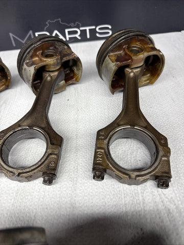 BMW OEM E36 M3 S52 PISTONS CONNECTING RODS SET 11251405702 11241247175