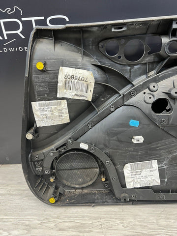 01-06 BMW E46 M3 DRIVER LEFT SIDE DOOR PANEL CARD BLACK OEM