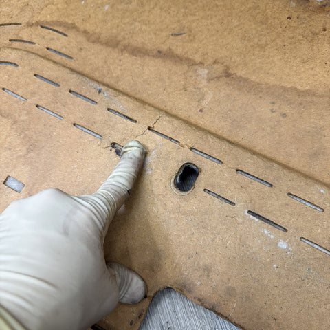 OEM BMW E30 318is Front Left Driver Black Door Card 51418129298