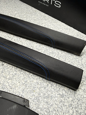 Front Door Leather Blue Stitching Interior Trims Porsche 718 Cayman GT4 RS GT4RS