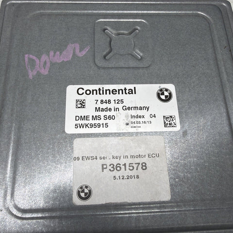 BMW E90 E92 E93 M3 08-13 Engine Computer Module ECU ECM DME MSS60