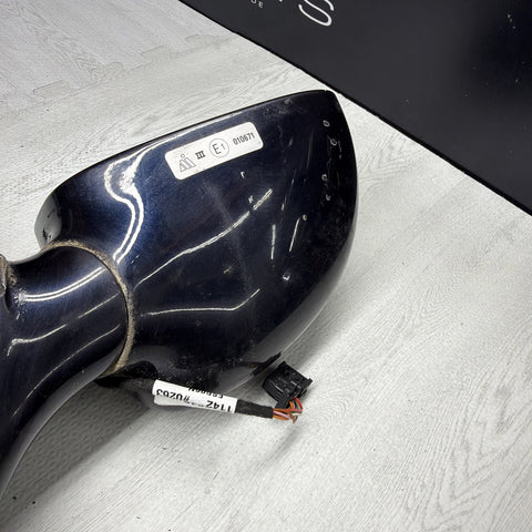 01-06 OEM BMW E46 M3 Right Passenger Exterior Side Mirror Assembly Carbon Black