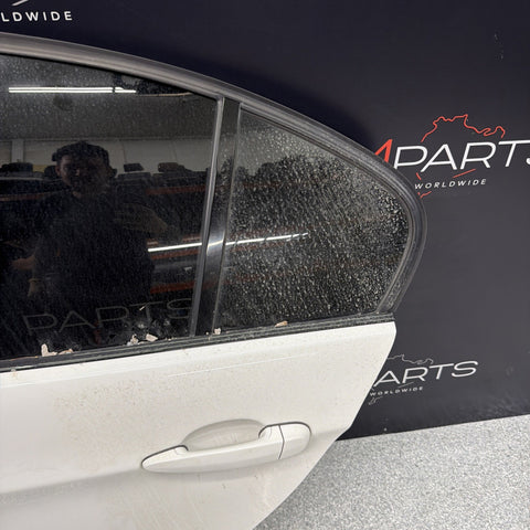 (PICKUP ONLY) 08-11 OEM BMW E90 M3 Sedan Rear Left Side Door Alpine White