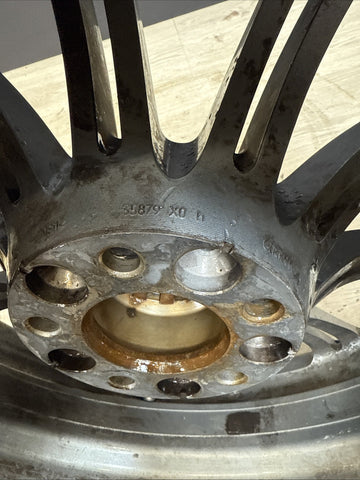 08-13 OEM BMW E90 E92 E93 M3 Rear 19” Wheel Rim Style 220M Silver 19x9.5 ET23