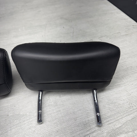 01-06 BMW E46 M3 Black Seat Headrest Left Right Rear OEM