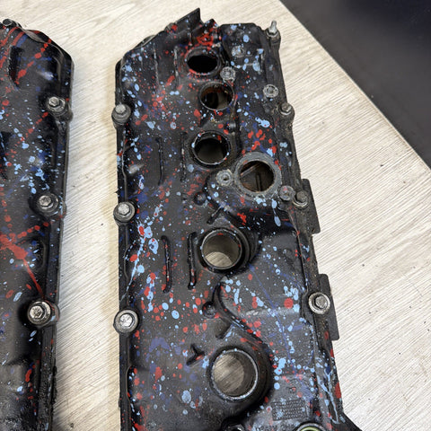 2008-2013 BMW E90 E92 E93 M3 S65 V8 Valve Covers Pair LH RH 7838268 7838267