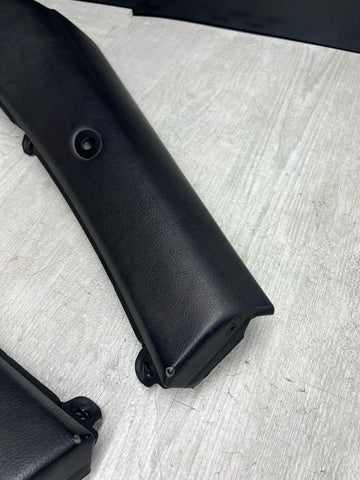 01-06 BMW E46 M3 CONVERTIBLE REAR INTERIOR QUARTER TRIMS COVERS PANELS BLACK