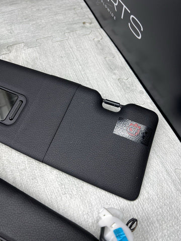 14-20 OEM BMW F22 F87 228 230 M235 M240 M2 Interior Sun Visor Black Pair SET