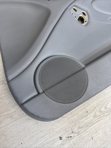 01-06 BMW E46 M3 PASSENGER RIGHT SIDE DOOR PANEL CARD DOVE GREY GRAY OEM