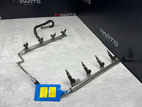 08-13 BMW E90 E92 E93 M3 V8 S65 Fuel Rail Rails + Injector Injectors