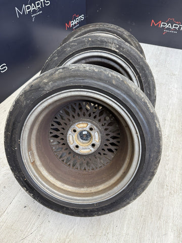 Set of 4 15x8 AVID1 AV18 4x100 25 Silver Machined Lip Wheel Rim 73.1