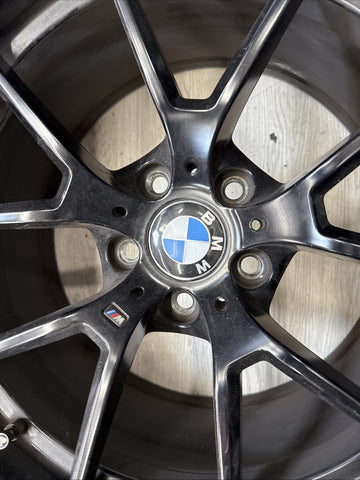 OEM BMW 15-20 F80 F82 F83 M3 M4 CS Wheel Rim 19x9 Front Black M Performance