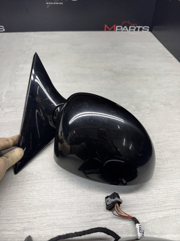 01-06 BMW E46 M3 Side View Door Mirrors Pair Painted Jet Black *Notes*