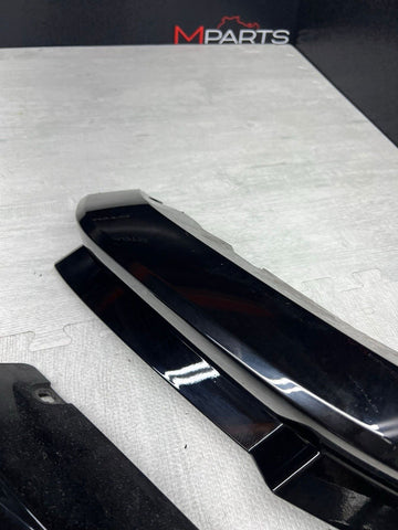 21-25 OEM BMW G80 M3 Sedan Rear Bumper Lower Trims Spoilers Gloss Black OEM