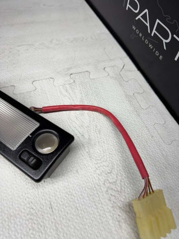 OEM BMW E36 3 Series coupe sedan Black Interior Dome Light Reading Lamp Front