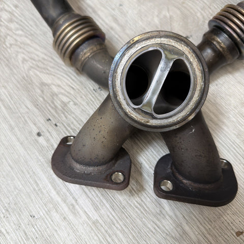 12-18 OEM BMW F10 F06 F12 F13 F85 M5 M6 Engine S63 Exhaust Manifold 1 4 6 7 Cyl