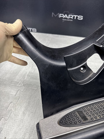 01-06 BMW E46 M3 Left Right Kick Dead Pedals Covers Trims Panels Genuine Black