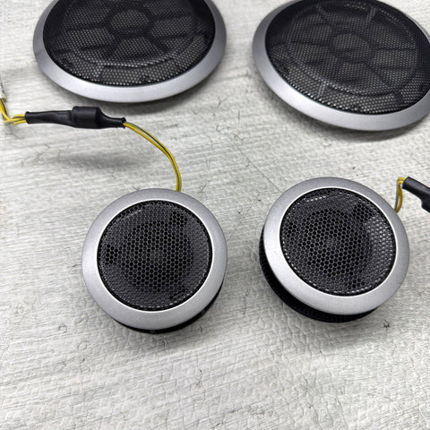 07-13 BMW E92 E93 3-Series 2dr Front Rear Door Individual Speaker Covers Trims