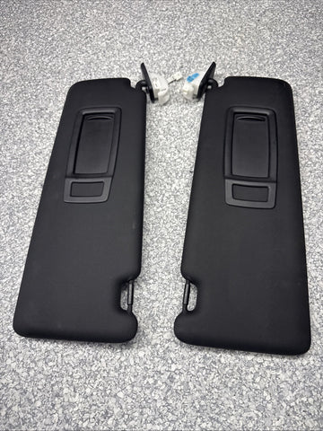 BMW 15-20 F80 F82 M3 M4 Front Sun Shade Visor Visors Set Black OEM