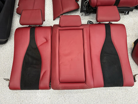 21-25 ACURA TLX TYPE S INTERIOR SET RED ALCANTARA LEATHER SEATS OEM 7K MILES