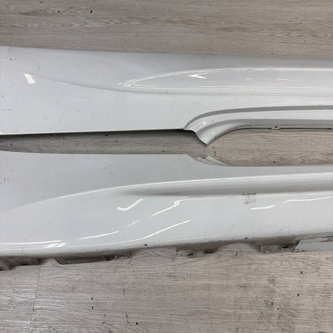 08-13 BMW E92 E93 M3 OEM Right Left Passenger Side Skirt Rocker Panels White