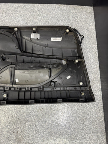 01-06 BMW E46 M3 FRONT PASSENGER RIGHT SIDE DOOR PANEL CARD BLACK OEM