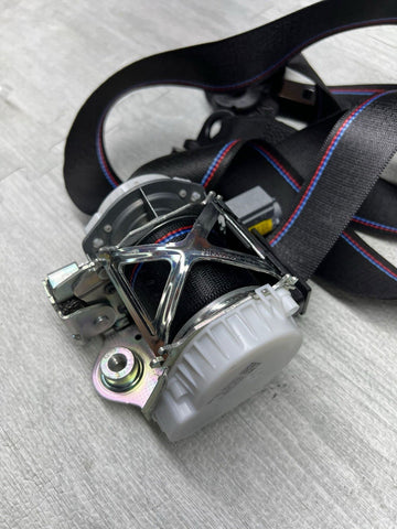 BMW 15-20 F82 M4 Coupe Competition Front Seat Belts Seatbelts Pair 34097873