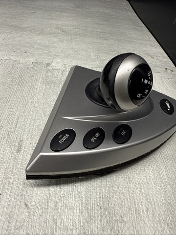 06-10 BMW E63 E64 M6 SMG Shift Knob Shifter Selector + Trim Cover w/ Buttons OEM